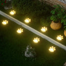 Axyaa Solar Dog Paw Stairs Light Outdoor Garden Decoration