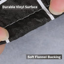 Axyaa Elastic Fitted Rectangle Vinyl Tablecloth for Indoor Outdoor Tables