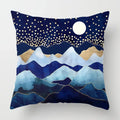 Axyaa Nordic Moon Metal Painting Pillowcase for Home Sofa Decor - 40*40 & 60*60