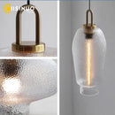 Axyaa Modern Glass Pendant Lamp for Living Room Restaurant Bar Decor