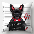 Axyaa Dog Cushion Cover 45x45cm Polyester Decorative Pillow Case Home Decor