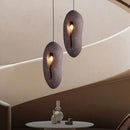Axyaa Retro Red Droplight for Designer Dining Room, Japanese Wabi Sabi Style