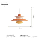 Axyaa Colorful LED Pendant Lamp for Modern Spaces
