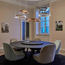 Axya Modern LED Pendant Chandelier for Living Room Dining Bedroom - Dimmable Luxury Fixture