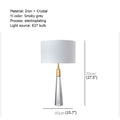 Axyaa Crystal Desk Lamps for Bedroom E27 LED Home Decoration