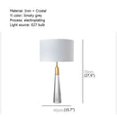 Axyaa Crystal Desk Lamps for Bedroom E27 LED Home Decoration