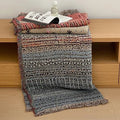 Axyaa Cotton Gauze Shawl Travel Blanket Multi-layer Sofa Towel Adult Blanket