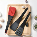 Axyaa Silicone 3-in-1 Frying Shovel & Steak Clip - Non-Stick & High-Temperature Resistant