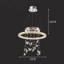 Axyaa Modern LED Chandeliers for Indoor Dining Room Lighting