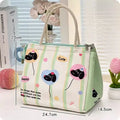 Axyaa Kawaii Thermal Lunch Bag for Women, Girls, Kids - Cute Bento Tote Pouch