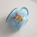 Axyaa Santa Cartoon Christmas Mousse Mug for Home & Office, Kids Xmas Gift
