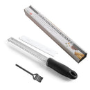 Axyaa Stainless Steel Cheese Grater with Anti Slip Handle - Multifunction Kitchen Tool