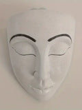 Axyaa Face Flower Pot Vase Resin Craft Wall Decoration