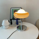 Axyaa Metal Base Tart Table Lamp: Creative Design for Bedroom, Study, or Bedside