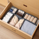 Axyaa Fabric Underwear Storage Box Drawer Organizers for Closet - Socks, Underwear, Ties & More