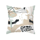 Axyaa Geometric Abstract Print Cushion Cover Tropical Botanical Pillowcase