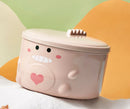 Axyaa Double-layer Stainless Steel Ramen Noodles Bowl With Lid, Cute Kitchen Tableware