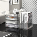 Axyaa Desk Organizer with File Holders, Paper Tray, and Pen Holder