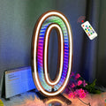 Axyaa Neon Number Signs & Starry Sky Tunnel Lights - Birthday Party Event Decor