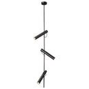 Axyaa Black Metal LED Pendant Light, Rotatable Heads for Foyer, Bedroom, Dining Room