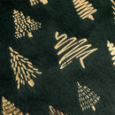 Axyaa Beige Christmas Cushion Cover 30x50cm Home Decor Hot Stamping Tree Pillowcase