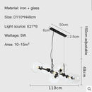 Axyaa Glass Bubble Modern Pendant Light for Home Decor