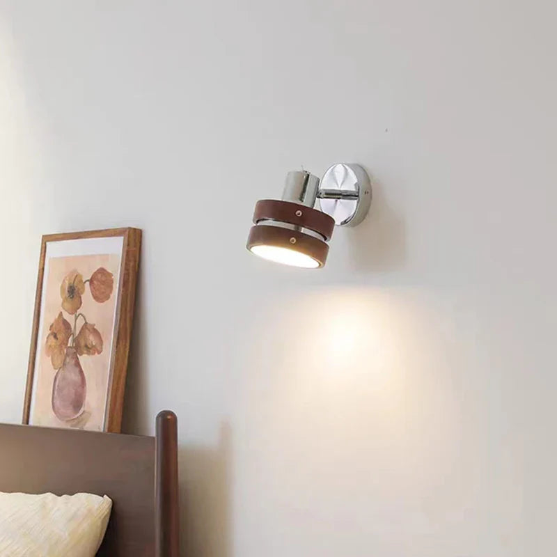 Axyaa Chrome Metal Wall Light for Bedroom & Parlor.SETABAY