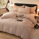 Axyaa 2024 Luxury Cotton Thickened Solid Color Four-Piece Set