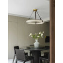 Axyaa Alabaster Marble Chandelier Ceiling Light for Bedroom & Entryway