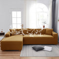 Axyaa Solid Color Waterproof Sofa Cover, Elastic Fabric, Full Bag Design