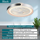 Axyaa Smart Fan Light: Quiet, Eye Protection, LED Ceiling Light, Reversible Blades