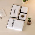 Axyaa Coral Fleece Adult Square Towel Set