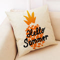 Axyaa Summer Linen Pillowcase for Home and Office Decoration