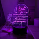 Axyaa Acrylic Night Light: USB Powered Gift for Friends and Girlfriends