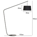 Axyaa European Style Metal Fishing Floor Lamp