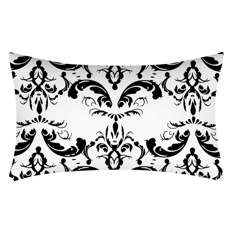 Axyaa Geometric Cushion Cover 30x50 Polyester Pillowcase for Home Decor