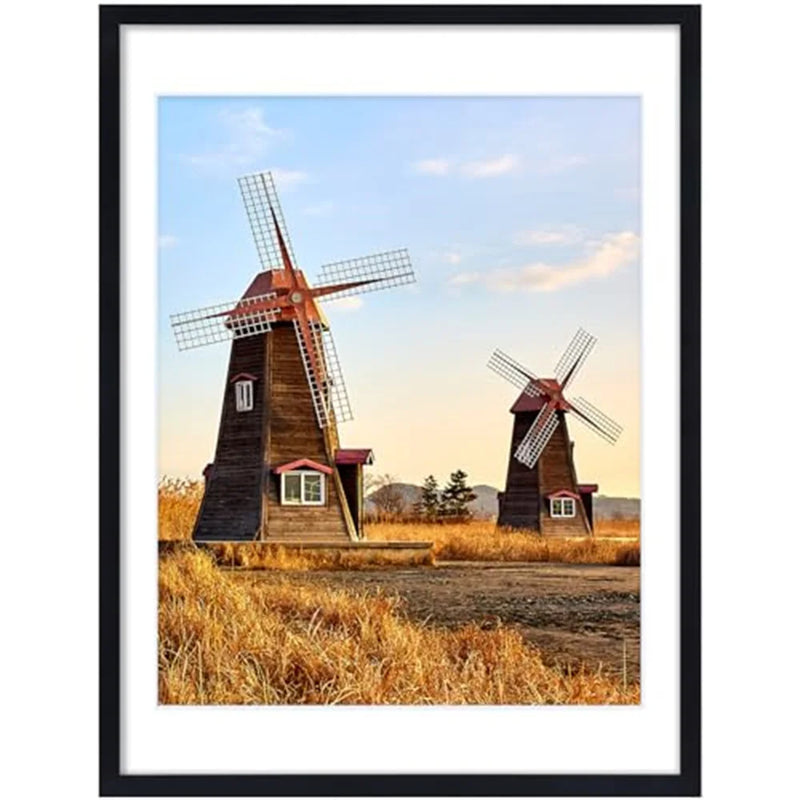 Axyaa 18x24 Plexiglass Gallery Art Frame for Vertical Horizontal Wall Display