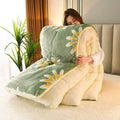 Axyaa Plush Winter Blanket - Super Thick Milk Fleece Comforter