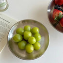 Axyaa Stainless Steel Round Storage Tray for Home and Kitchen Organization
