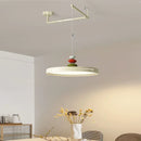 Axyaa Cream Style Swing Arm Pendant Light for Dining Room
