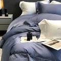Axyaa Hollow-carved Queen Bedding Set in Lyocell with Cotton Sheets - High End Quality
