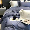 Axyaa Hollow-carved Queen Bedding Set in Lyocell with Cotton Sheets - High End Quality