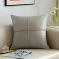 Axyaa Light Simulation Leather Thickened Throw Pillow