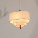 Axyaa Nordic Fabric Chandelier Pendant Light for Home Indoor Lighting