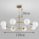 Axyaa Modern Indoor Pendant Light Chandeliers for Dining & Living Room