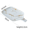 Axyaa Gold Marble Ceramic Tableware Set