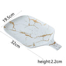 Axyaa Gold Marble Ceramic Tableware Set