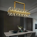 Axyaa Colorful Crystal Chandelier Modern Luxury Living Room Pendant Lamp