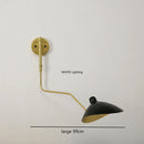Axyaa Nordic Long Arm Wall Lights: Rotatable Bedside Lamp for Cozy Reading