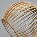 Axyaa Wooden Birdcage Pendant Lamp for Home Decor & LED Lighting